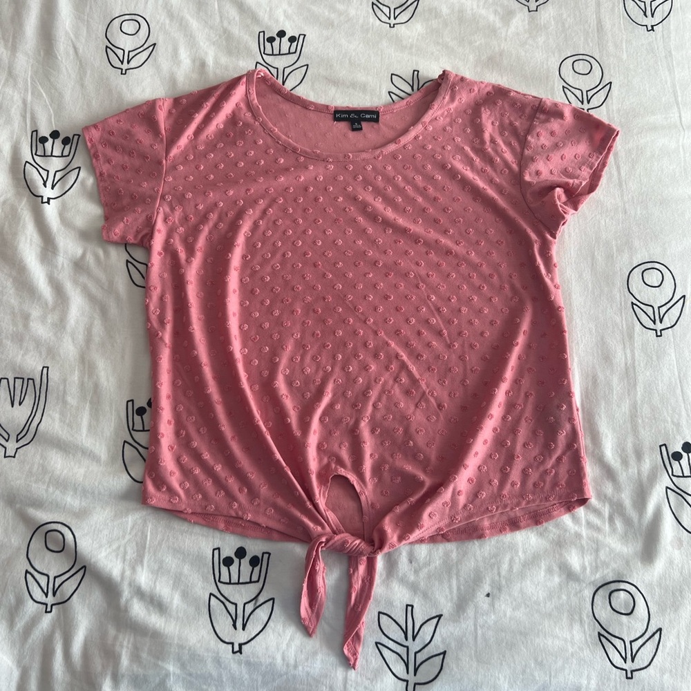 Kim & Cami Pink Blouse